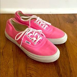 Pink vans 7.5